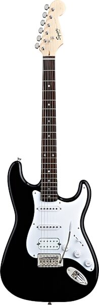 Squier Bullet Stratocaster HSS Electric Guitar with Tremolo, Black