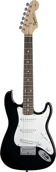 Squier Affinity Mini Strat Electric Guitar (Rosewood), Black