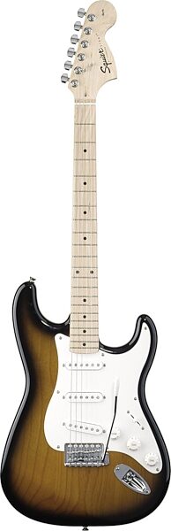 Squier Affinity Strat Electric Guitar (Maple), 2-Color Sunburst