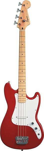 Squier Bronco Electric Bass, Maple Fingerboard, Torino Red