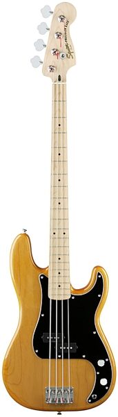 Squier Vintage Modified Precision Electric Bass (Maple Fretboard), Amber