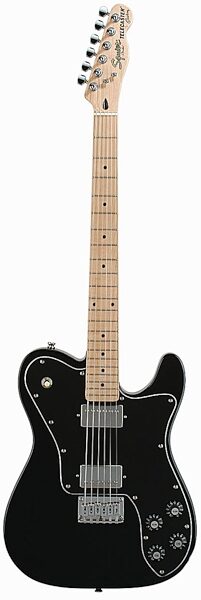 Squier Telecaster Custom Electric Guitar (Maple), Black