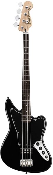 Squier Vintage Modified Jaguar Special HB Electric Bass, Black