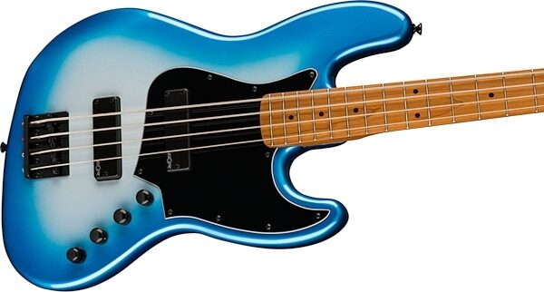 Squier Contemporary Active HH Jazz Bass Guitar, with Maple Fingerboard, Action Position Back