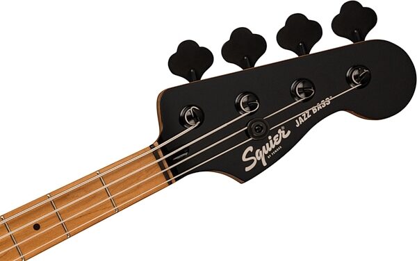Squier Contemporary Active HH Jazz Bass Guitar, with Maple Fingerboard, Shoreline Gold, Action Position Back