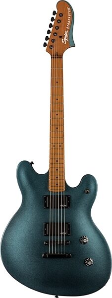 Squier Contemporary Active Starcaster, with Maple Fingerboard, Gunmetal, Action Position Back