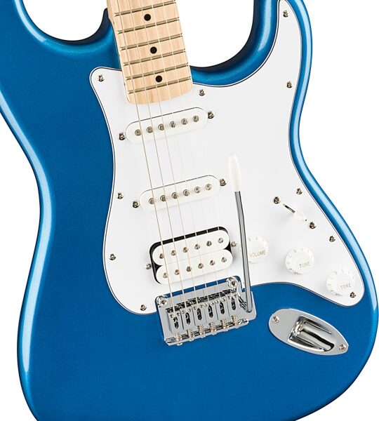 Squier Affinity Strat HSS Electric Guitar Pack, Maple Fingerboard, Action Position Back