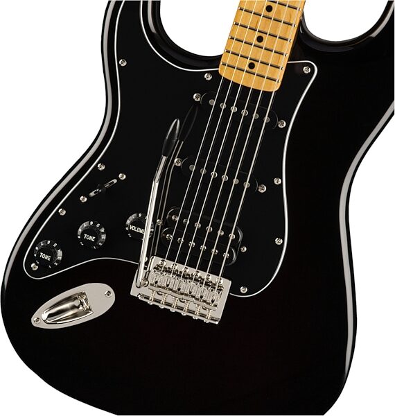 Squier Classic Vibe '70s Stratocaster HSS Electric Guitar, Maple Fingerboard, Left-Handed, Action Position Back