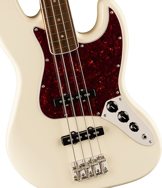 Squier Limited Edition Classic Vibe Mid-60s Jazz Electric Bass, Action Position Back