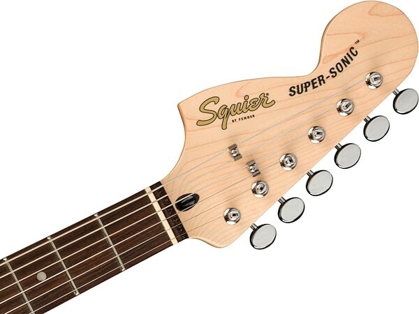 Squier Paranormal Super-Sonic Electric Guitar, with Laurel Fingerboard, Action Position Back