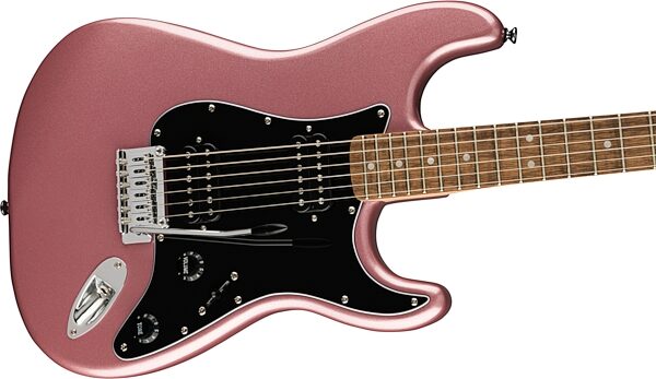 Squier Affinity Stratocaster HH Electric Guitar, Laurel Fingerboard, Action Position Back