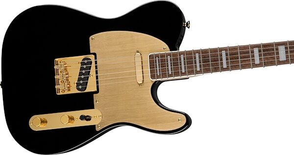 Squier 40th Anniversary Telecaster Gold Edition Electric Guitar, with Laurel Fingerboard, Action Position Back