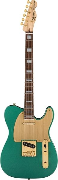 Squier 40th Anniversary Telecaster Gold Edition Electric Guitar, with Laurel Fingerboard, Action Position Back