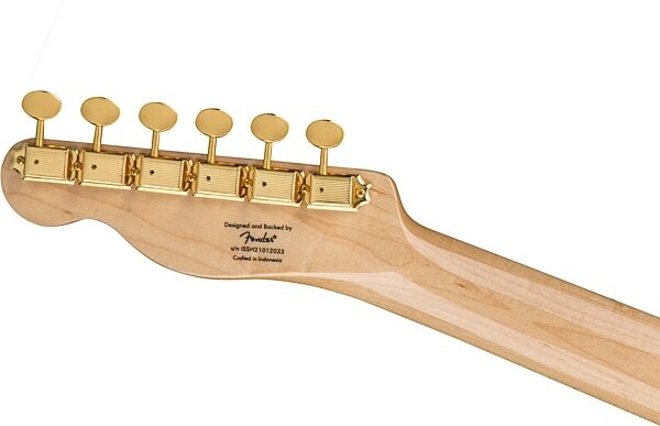 Squier 40th Anniversary Telecaster Gold Edition Electric Guitar, with Laurel Fingerboard, Action Position Back