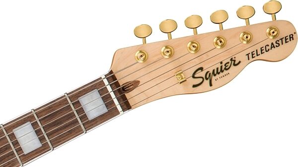 Squier 40th Anniversary Telecaster Gold Edition Electric Guitar, with Laurel Fingerboard, Action Position Back