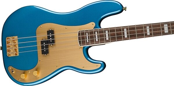 Squier 40th Anniversary Gold Edition Precision Electric Bass, Action Position Back