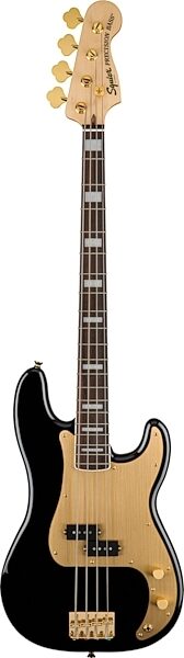 Squier 40th Anniversary Gold Edition Precision Electric Bass, Action Position Back