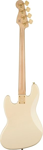 Squier 40th Anniversary Jazz Gold Edition Electric Bass, with Laurel Fingerboard, Action Position Back