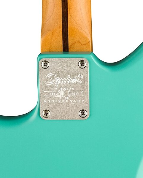 Squier 40th Anniversary Vintage Edition Jazzmaster Electric Guitar (Maple Fingerboard), Action Position Back