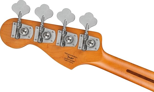 Squier 40th Anniversary Jazz Electric Bass, with Maple Fingerboard, Action Position Back