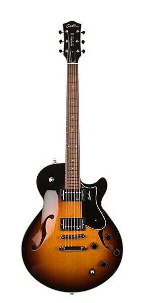 Godin Montreal Premiere TriplePlay Electric Guitar (with Gig Bag), Sunburst Gloss
