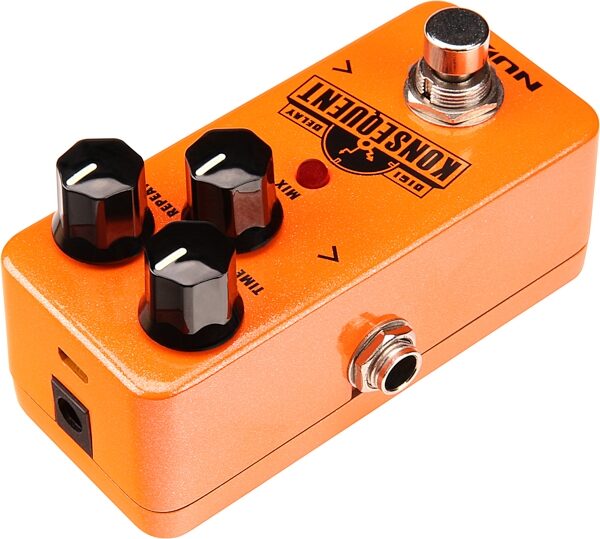 NUX Konsequent Delay Pedal with Dual Tap Tempo, Action Position Back