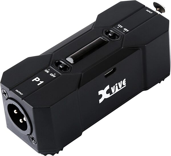Xvive P1 Rechargeable Portable Phantom Power Supply, Action Position Back