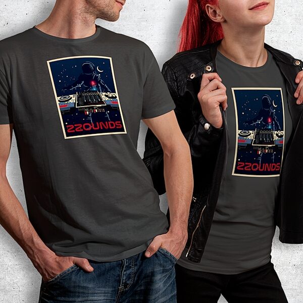 zZounds Limited-Edition Space DJ T-Shirt, Models