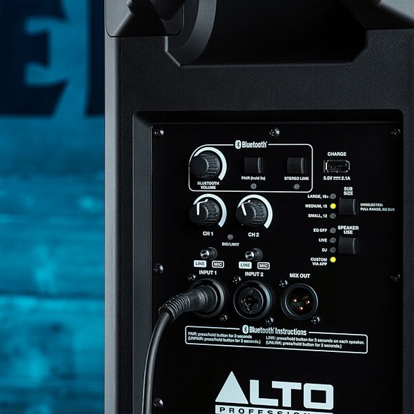 Alto Professional TS410 Powered Loudspeaker, New, Action Position Back