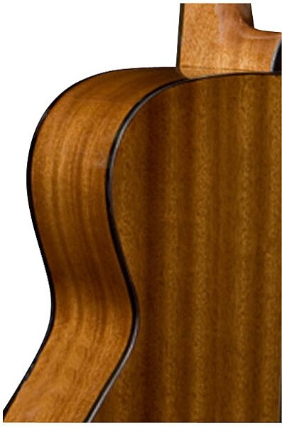 Great Divide SGM-18-G Orchestra Acoustic Guitar, Body Closeup - Back--sgm-18-g-5