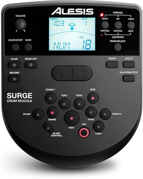 Alesis Surge Mesh Special Edition Electronic Drum Kit, New, Action Position Back