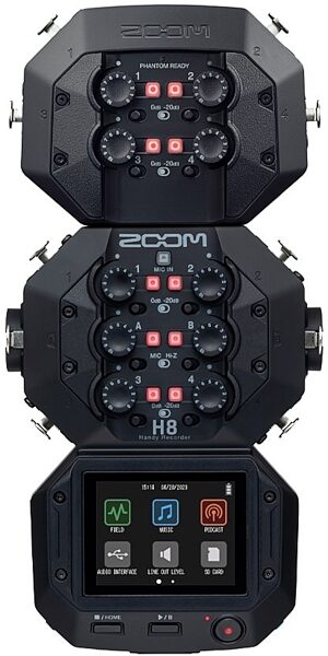 Zoom EXH-8 4-Channel XLR Expander Capsule for H8, New, In Use