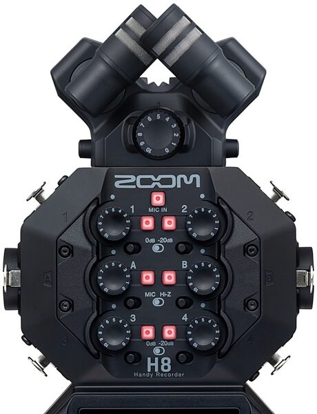 Zoom XAH-8 Stereo X-Y Microphone Capsule for H8, New, Action Position Back