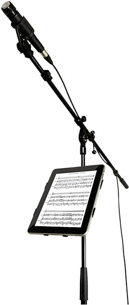 IK Multimedia iKlip iPad Microphone Stand Adapter, In Use with Score App