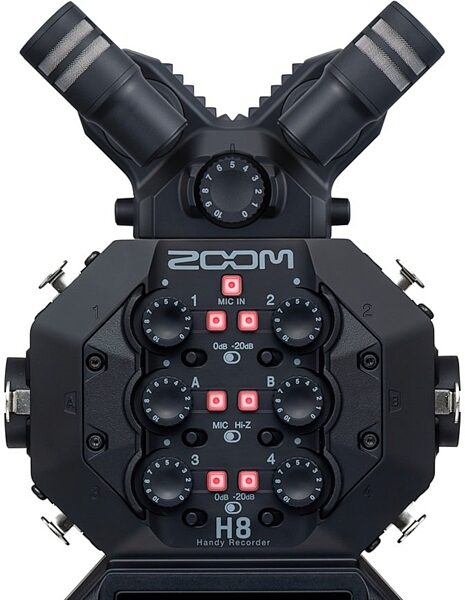 Zoom XAH-8 Stereo X-Y Microphone Capsule for H8, New, Action Position Back