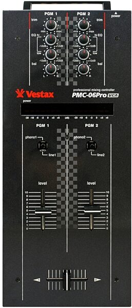 Vestax PMC06PRO 2-Channel Scratch Mixer, Main
