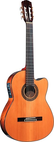 Fender CG24SCE Cutaway Acoustic-Electric Classical Guitar, Natural