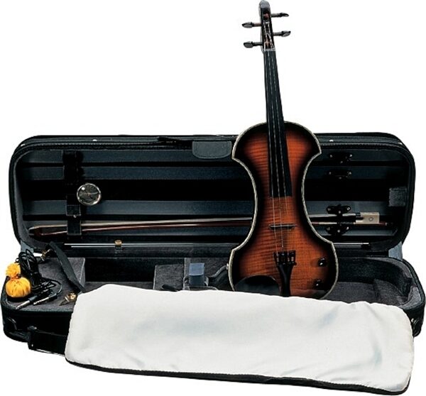 Fender FV-3 Deluxe Electric Violin with Case, Package