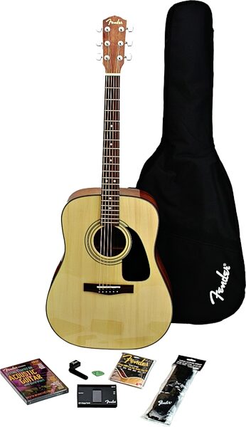 Fender DG-8S Acoustic Guitar Package, Main