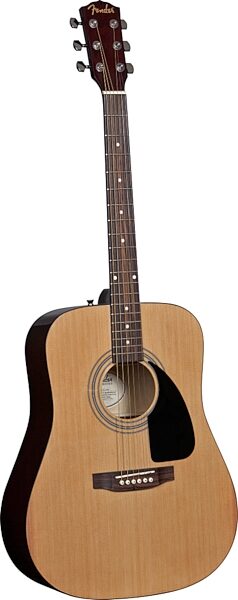 Fender FA100 Dreadnought Acoustic Guitar Package, Left