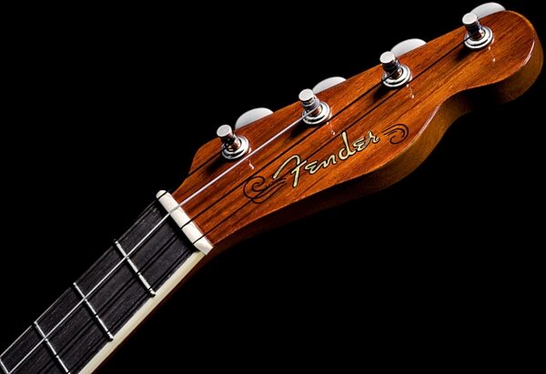 Fender Nohea Tenor Ukulele (with Gig Bag), Headstock