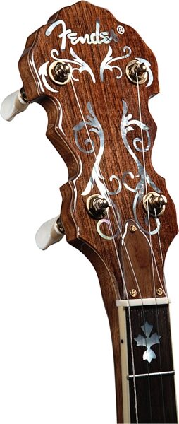 Fender FB-59 Banjo with Case, Headstock