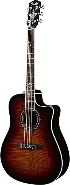Fender T-Bucket 300CE Flame Maple Acoustic-Electric Guitar, 3-Color Sunburst