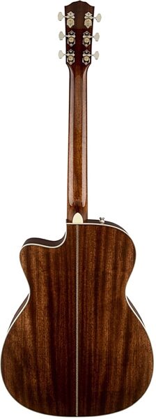 Fender Paramount PM3 Standard Triple 0 CA Acoustic-Electric Guitar (with Case), Back