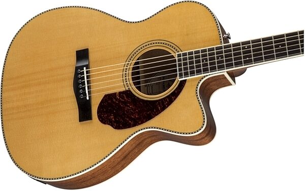 Fender Paramount PM3 Standard Triple 0 CA Acoustic-Electric Guitar (with Case), Body Right