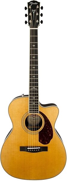 Fender Paramount PM3 Deluxe Triple 0 Acoustic-Electric Guitar (with Case), Main