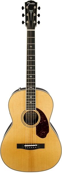Fender Paramount PM2 Deluxe Parlor Acoustic-Electric Guitar (with Case), Main
