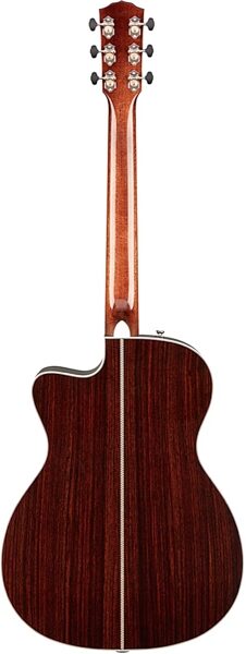 Fender Paramount PM-3 Adirondack 000 Rosewood Acoustic-Electric Guitar (with Case), Back