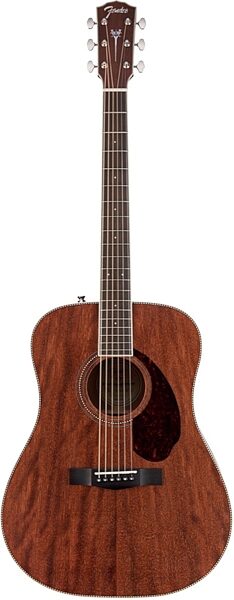 Fender PM-1 Standard Dreadnought All-Mahogany NE Acoustic Guitar (with Case), Main