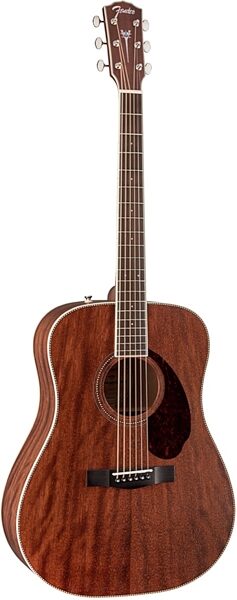 Fender PM-1 Standard Dreadnought All-Mahogany NE Acoustic Guitar (with Case), Front